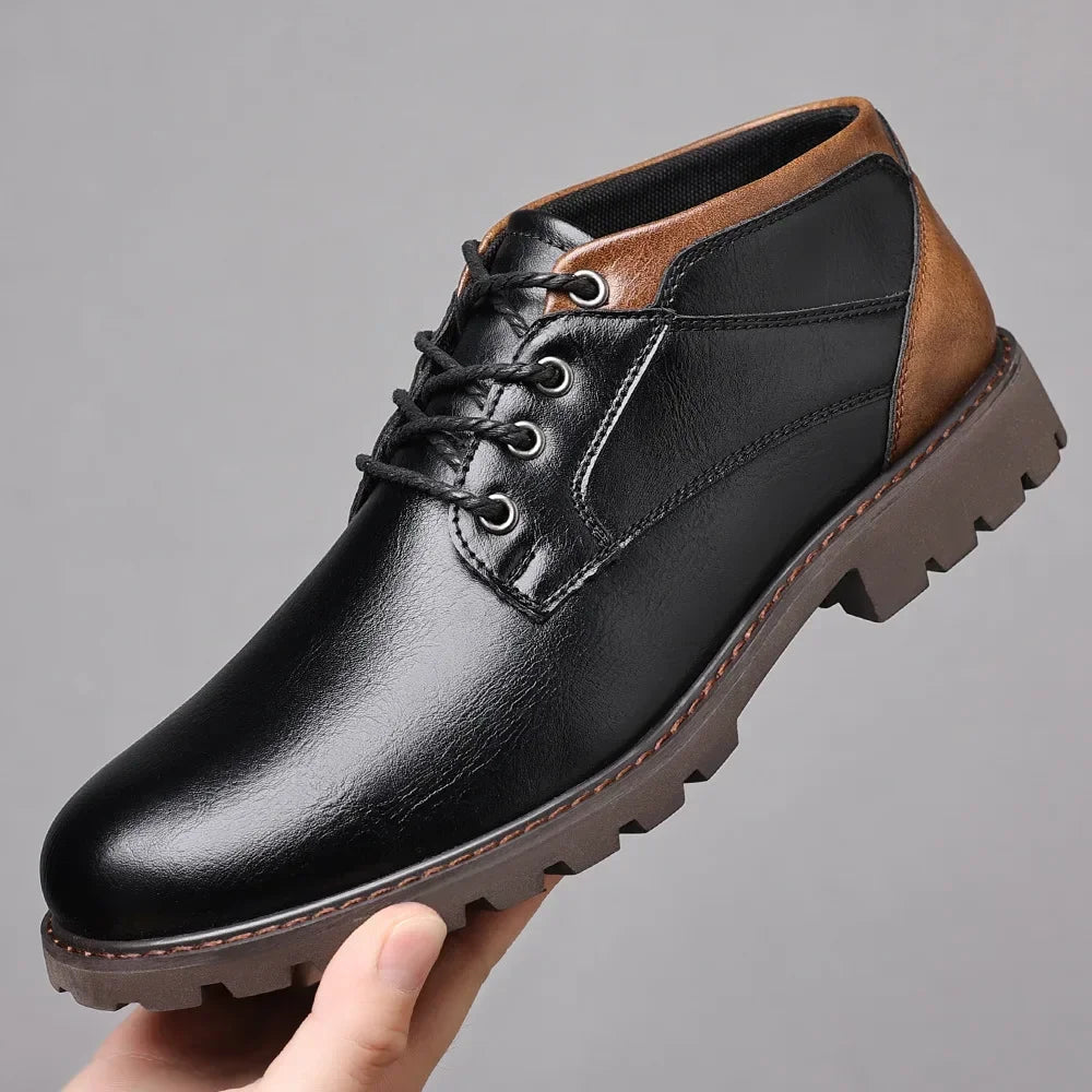 Men's Premium Leather Ankle Boots | Refined All-Day Comfort Fit 5