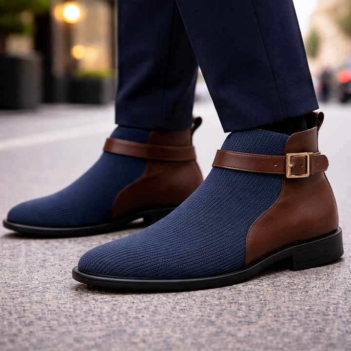 Men's Premium Leather Chelsea Boots | Refined All-Day Comfort Design 1