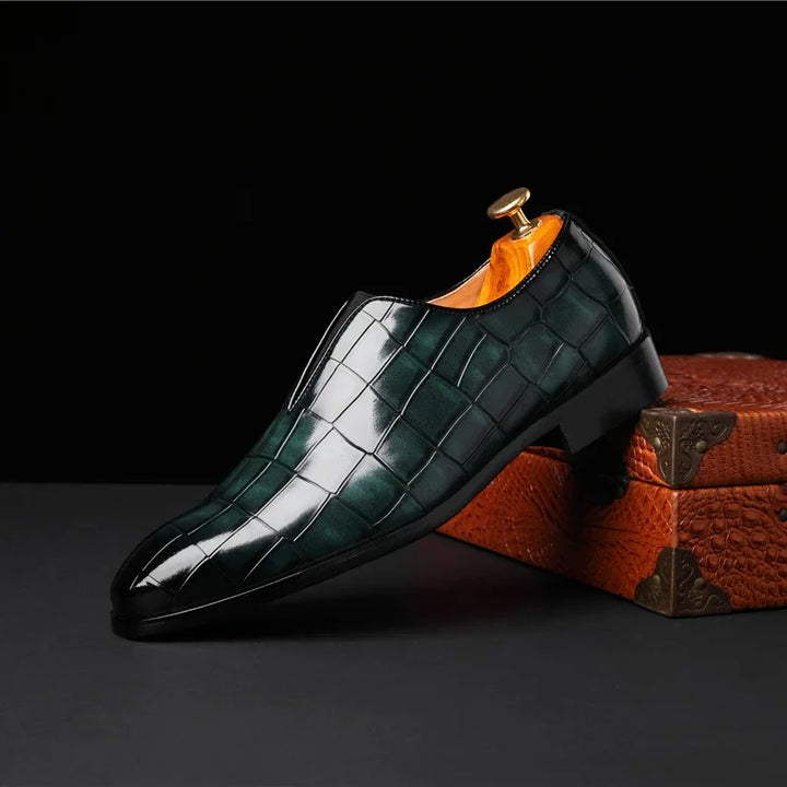 Men's Premium Leather Dress Loafers | Elegant Formal Slip-On Style 7