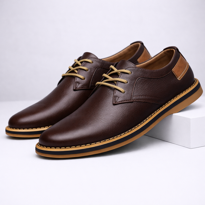 Men's Premium Leather Dress Shoes | Refined All-Day Comfort Style 0