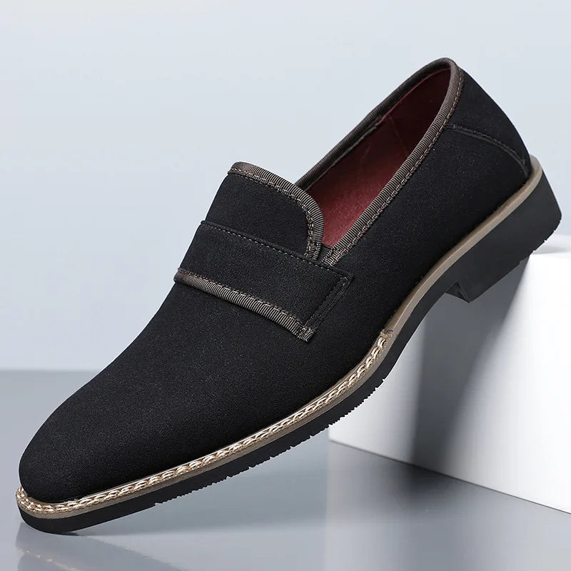 Men's Premium Leather Driving Loafers | Stylish Pointed Design for All-Day Comfort 1