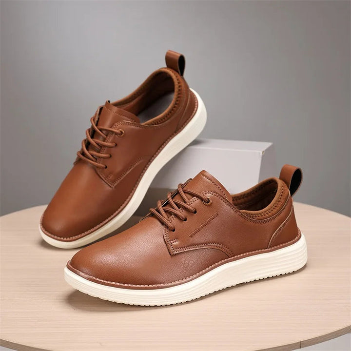Men's Premium Leather Lace-Up Shoes | Effortless Comfort Design 1