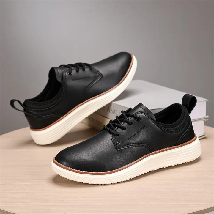 Men's Premium Leather Lace-Up Shoes | Effortless Comfort Design 6