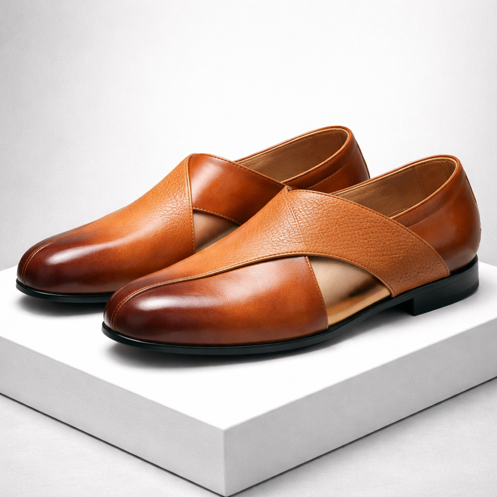 Men's Premium Leather Loafers | All-Day Comfort Fit 0