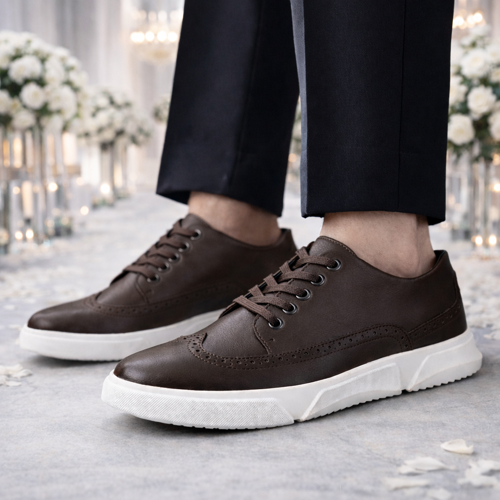 Men's Premium Leather Low-Top Sneakers | Refined All-Day Comfort Fit 6