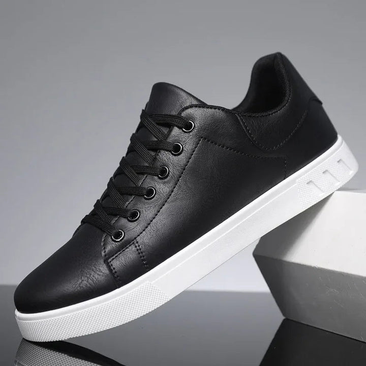 Men's Premium Leather Low-Top Sneakers | Sleek All-Day Comfort Design 3