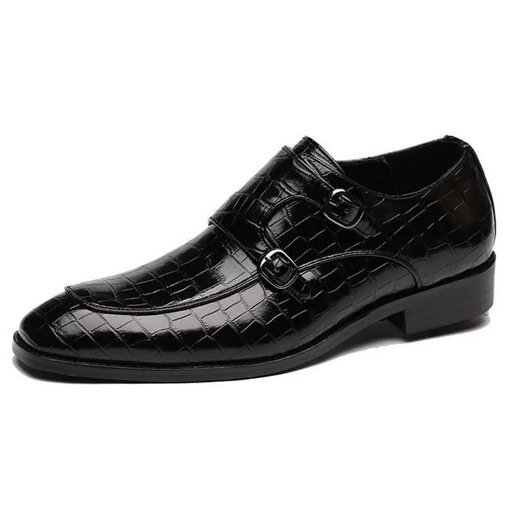 Men's Premium Leather Monk Strap Dress Shoes | All-Day Comfort Fit 5