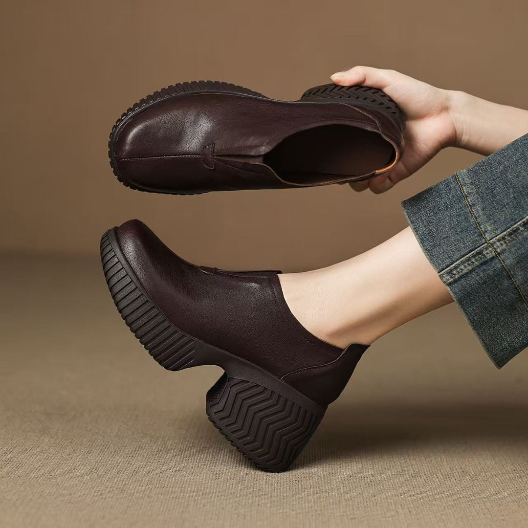 Men's Premium Leather Orthopedic Platform Shoes | All-Day Comfort Fit 1