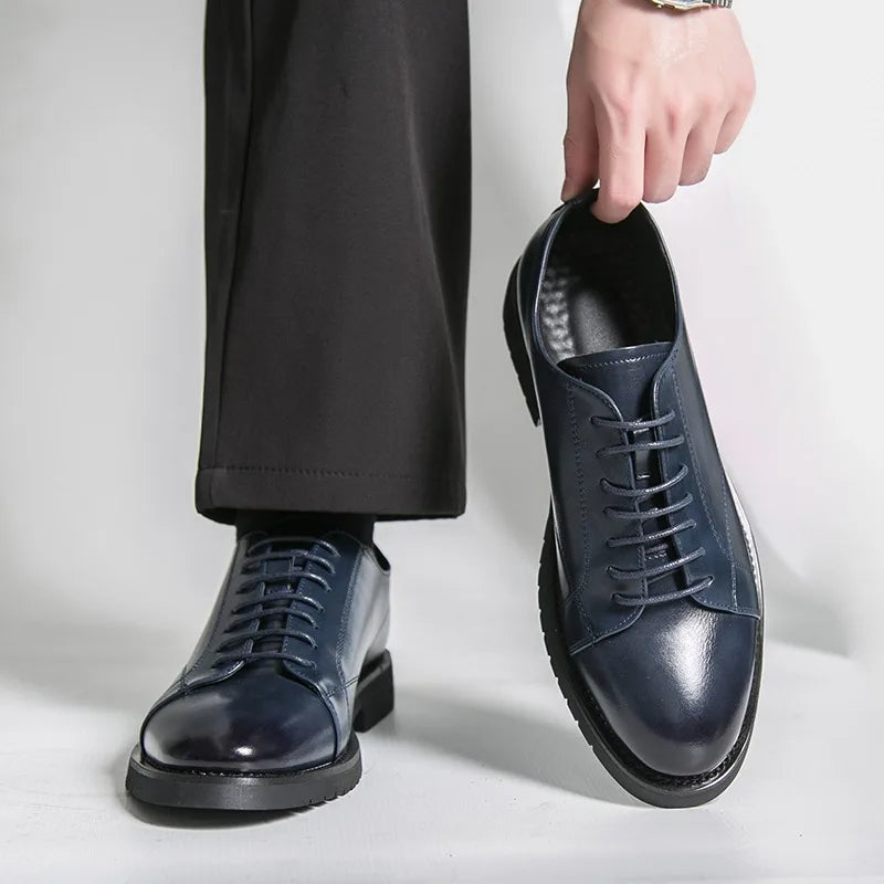 Men's Premium Leather Oxford Shoes | Elegant Handmade Formal Design 3