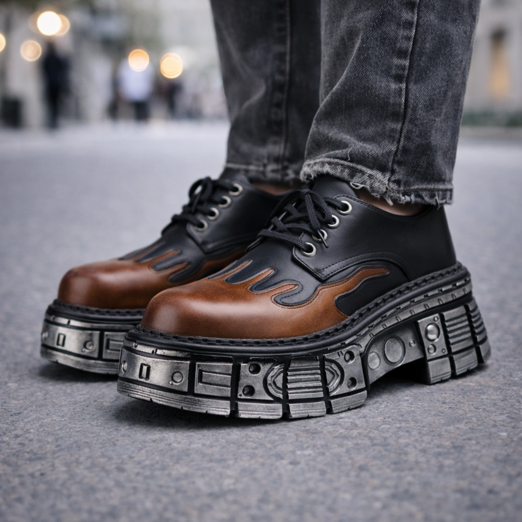 Men's Premium Leather Platform Boots | Rugged All-Day Comfort 1