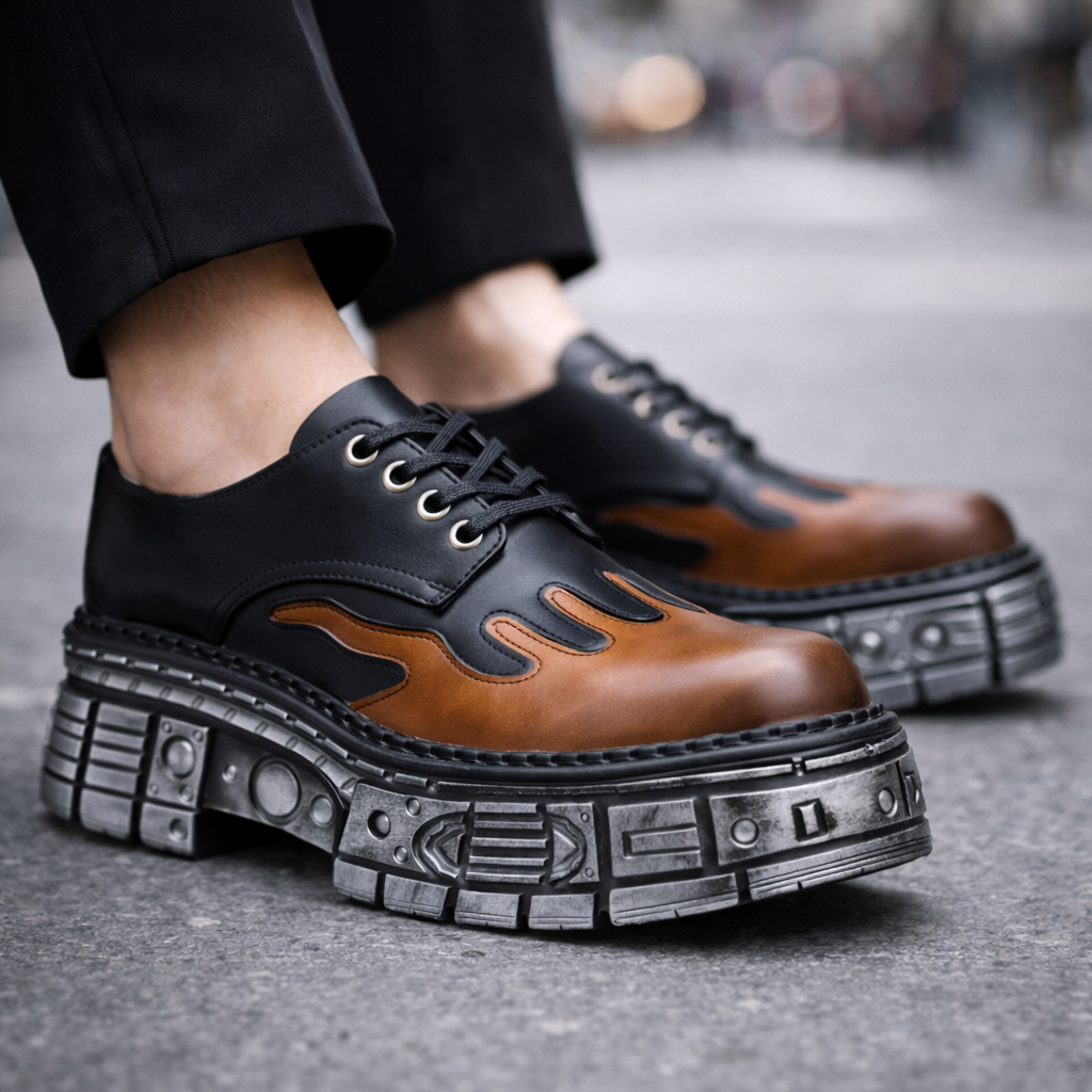 Men's Premium Leather Platform Boots | Rugged All-Day Comfort 2