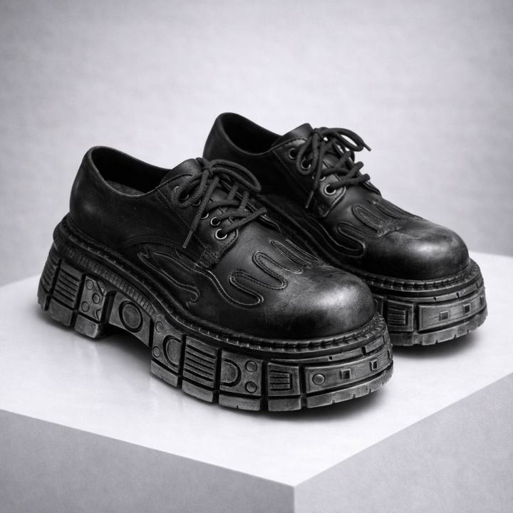 Men's Premium Leather Platform Boots | Rugged All-Day Comfort 3