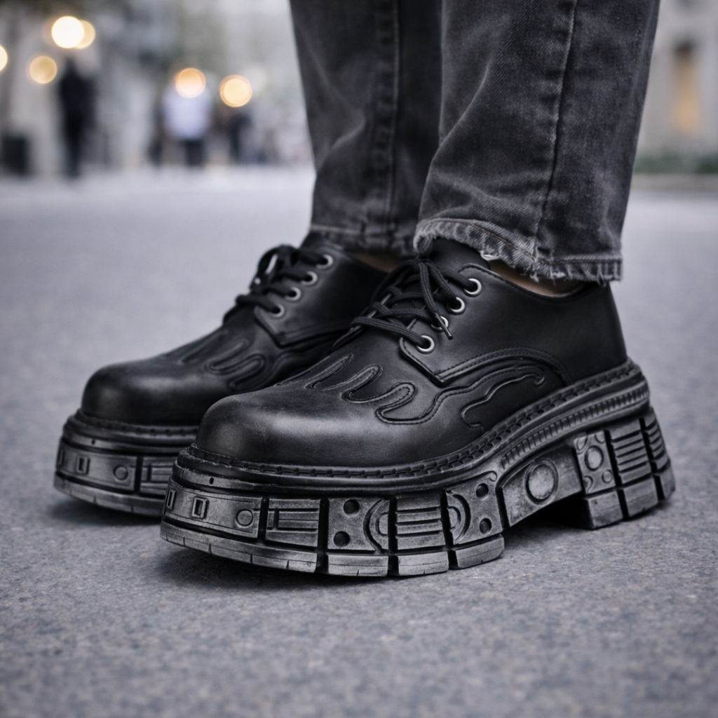 Men's Premium Leather Platform Boots | Rugged All-Day Comfort 4