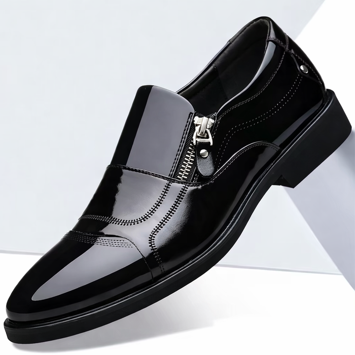 Men's Premium Leather Side-Zip Shoes | All-Day Comfort Fit 4