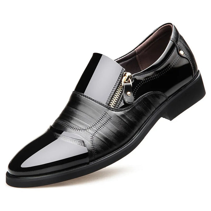 Men's Premium Leather Side-Zip Shoes | All-Day Comfort Fit 5