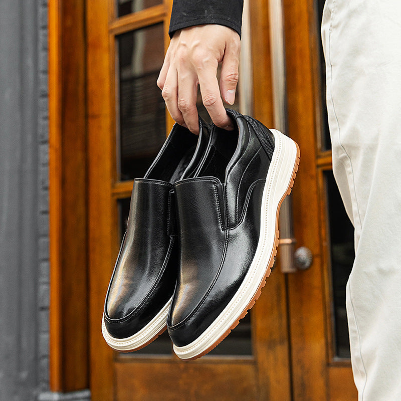 Men's Premium Leather Slip-On Loafers | All-Day Comfort Fit 5