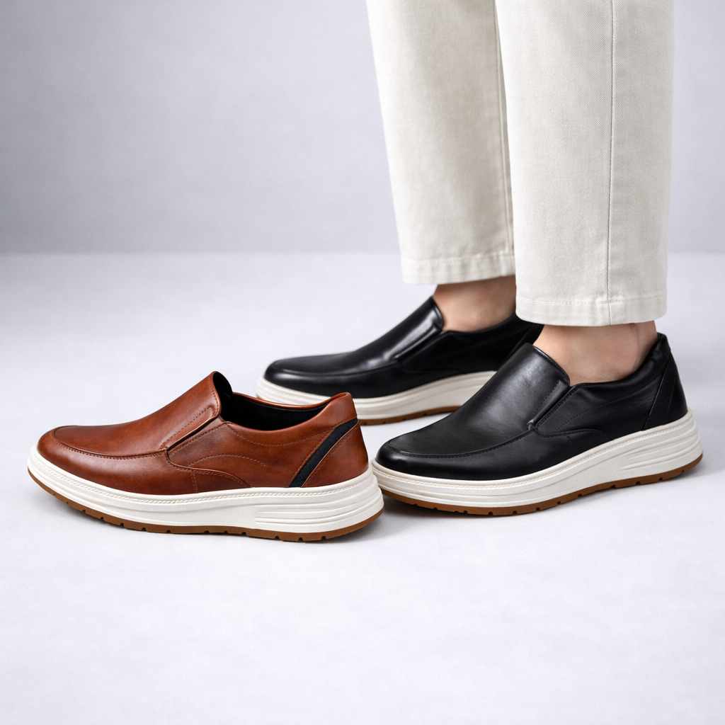 Men's Premium Leather Slip-On Loafers | All-Day Comfort Fit 6