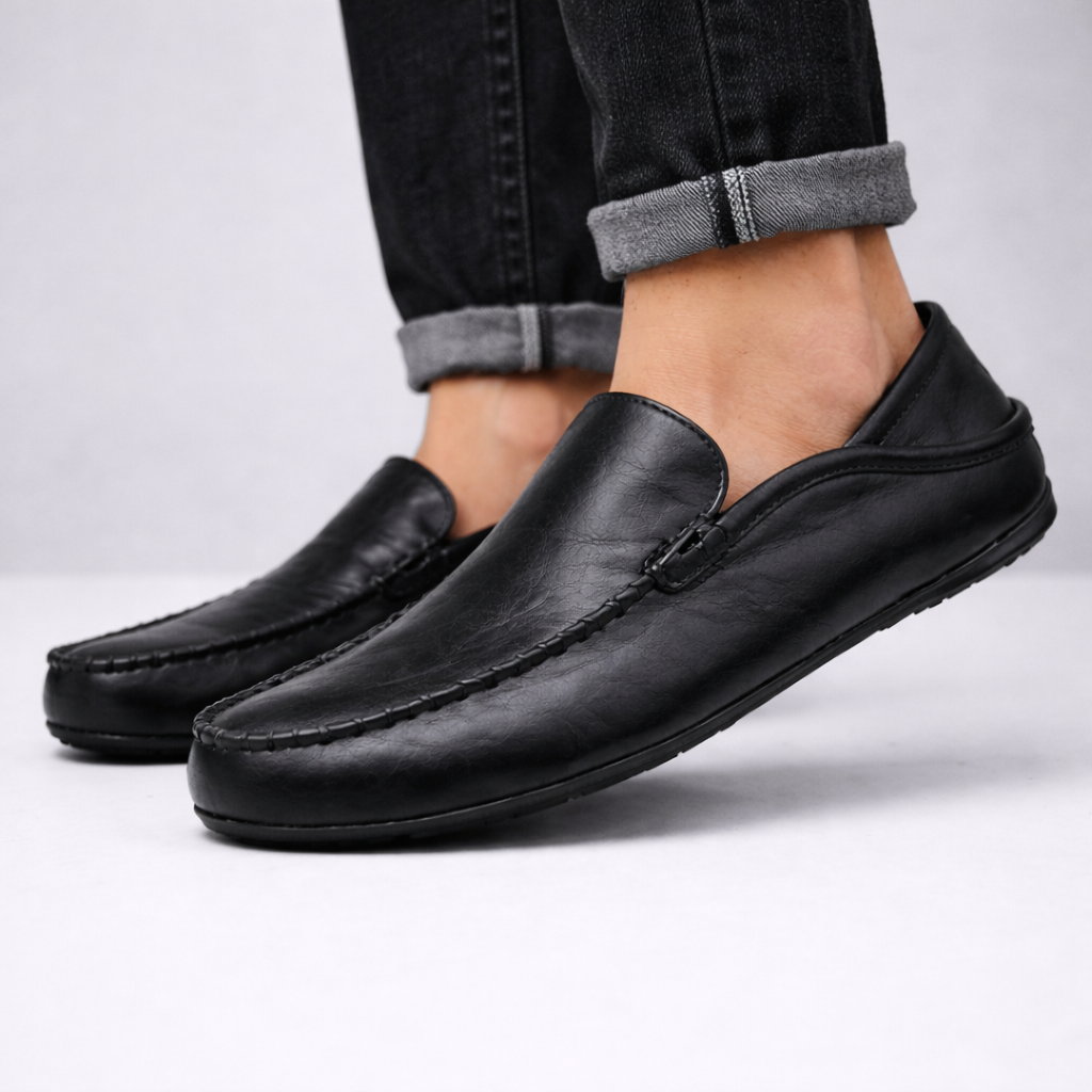 Men's Premium Leather Slip-On Loafers | Tailored All-Day Comfort Design 3
