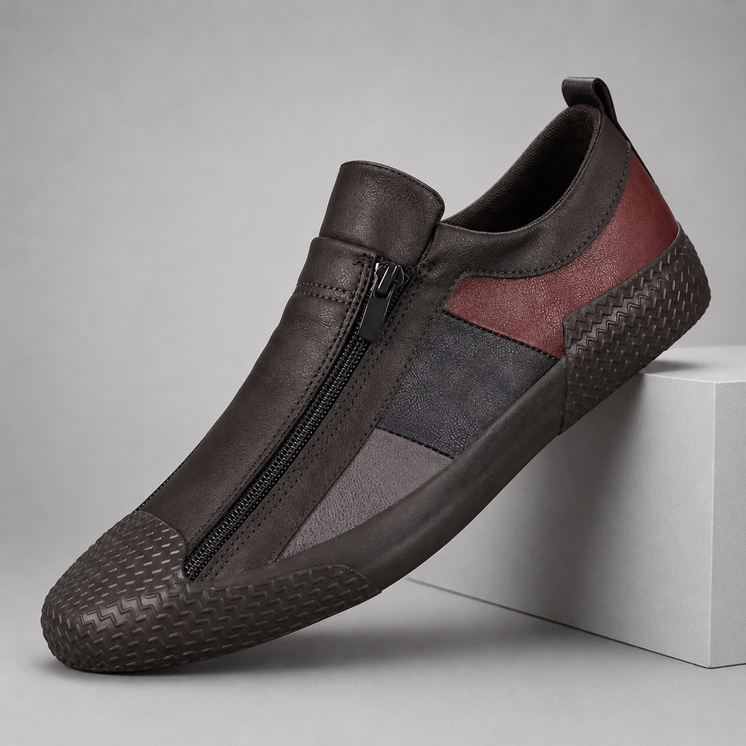 Men's Premium Leather Slip-On Sneakers | Effortless Comfort and Style 2