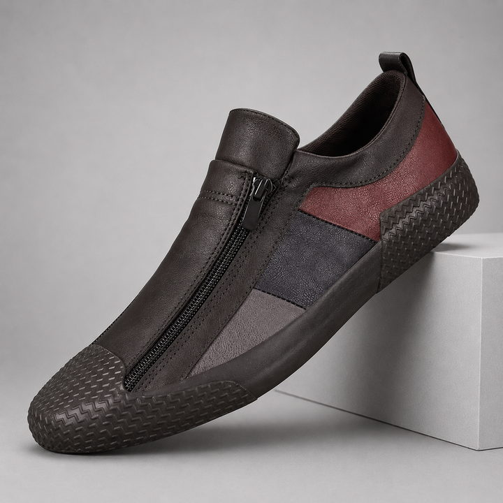 Men's Premium Leather Slip-On Sneakers | Effortless Comfort and Style 2