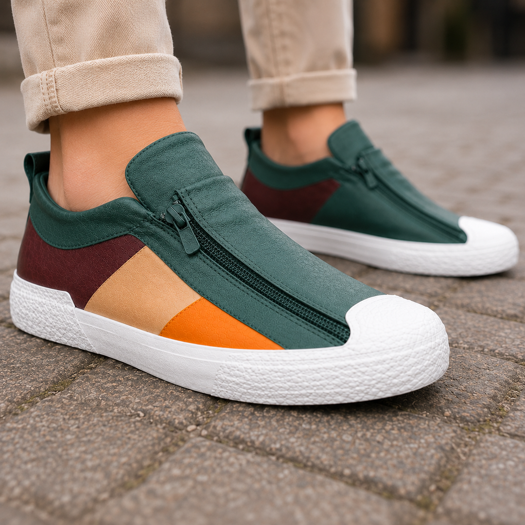 Men's Premium Leather Slip-On Sneakers | Effortless Comfort and Style 4