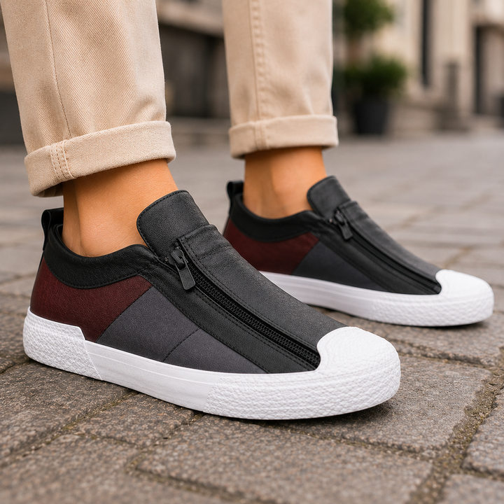Men's Premium Leather Slip-On Sneakers | Effortless Comfort and Style 5