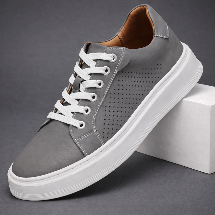 Men's Premium Leather Sneakers | All-Day Comfort Fit 2