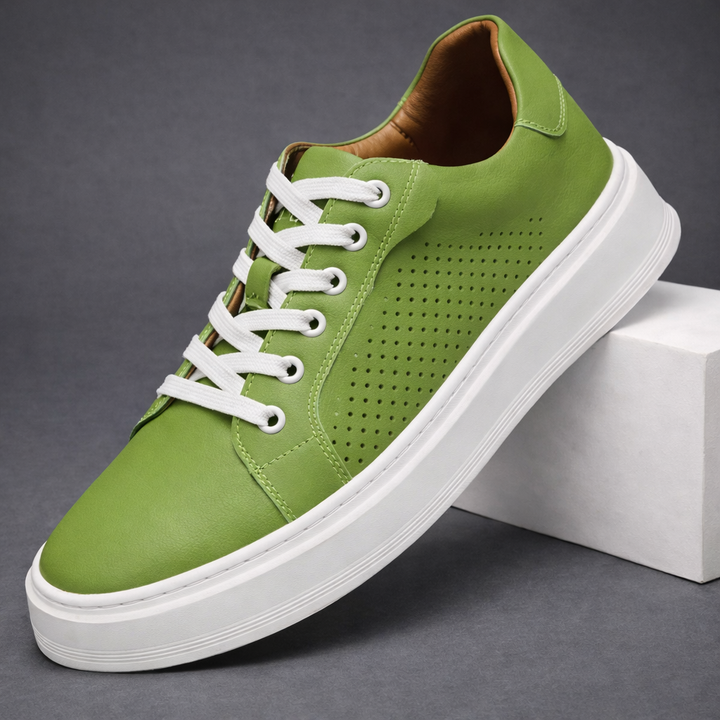 Men's Premium Leather Sneakers | All-Day Comfort Fit 4