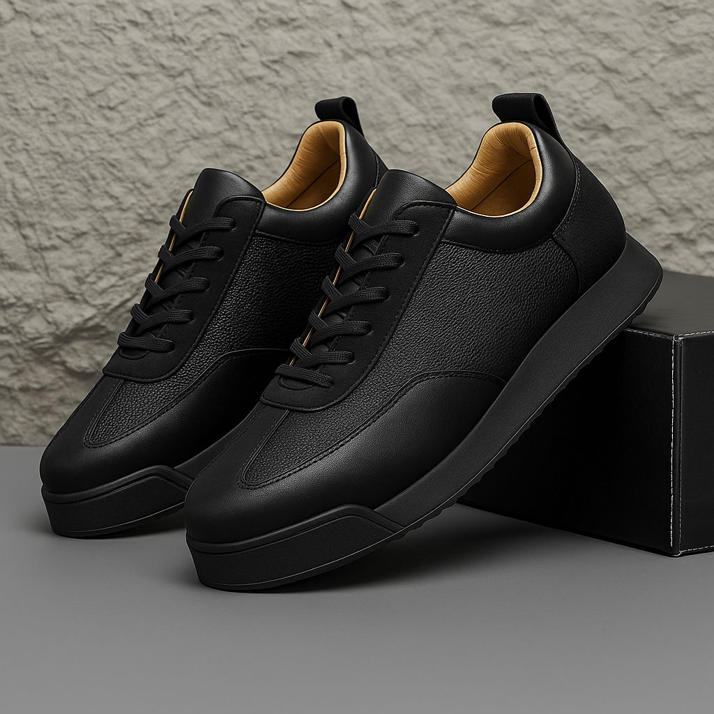 Men's Premium Leather Sneakers | All-Day Comfort Fit 4