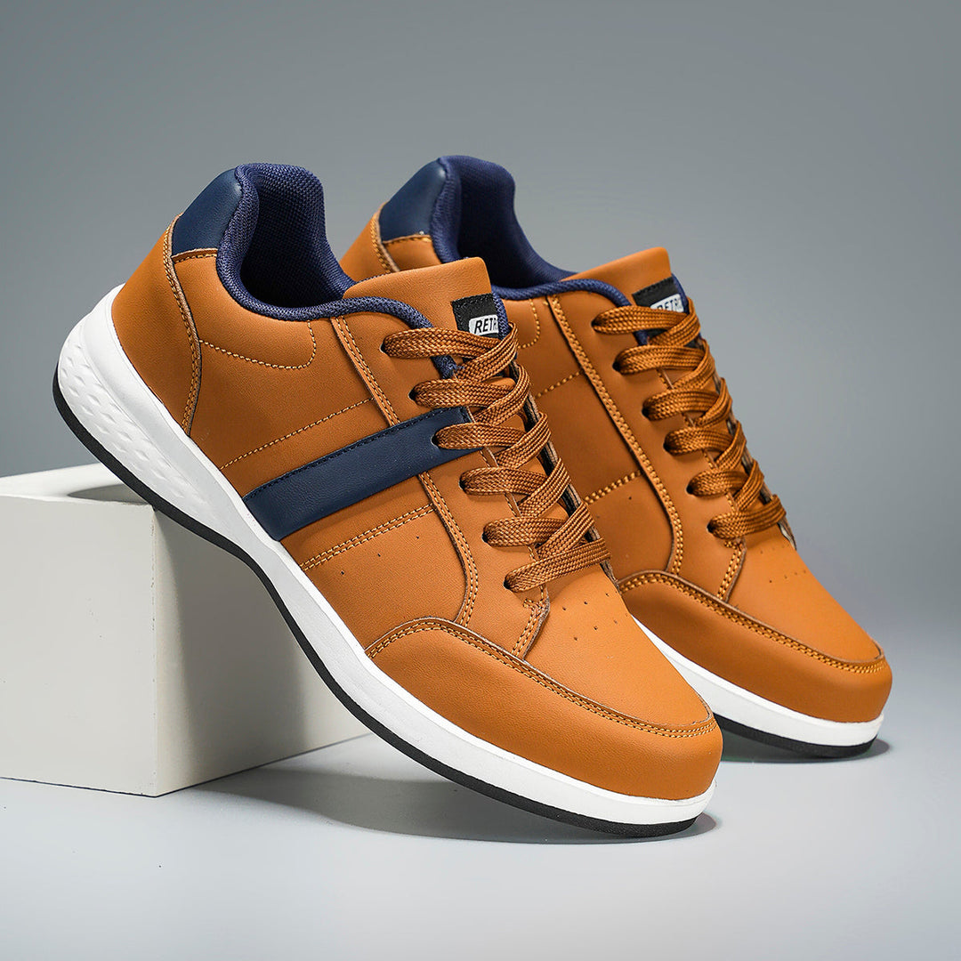 Men's Premium Leather Sneakers | Classic Comfort and Style 0
