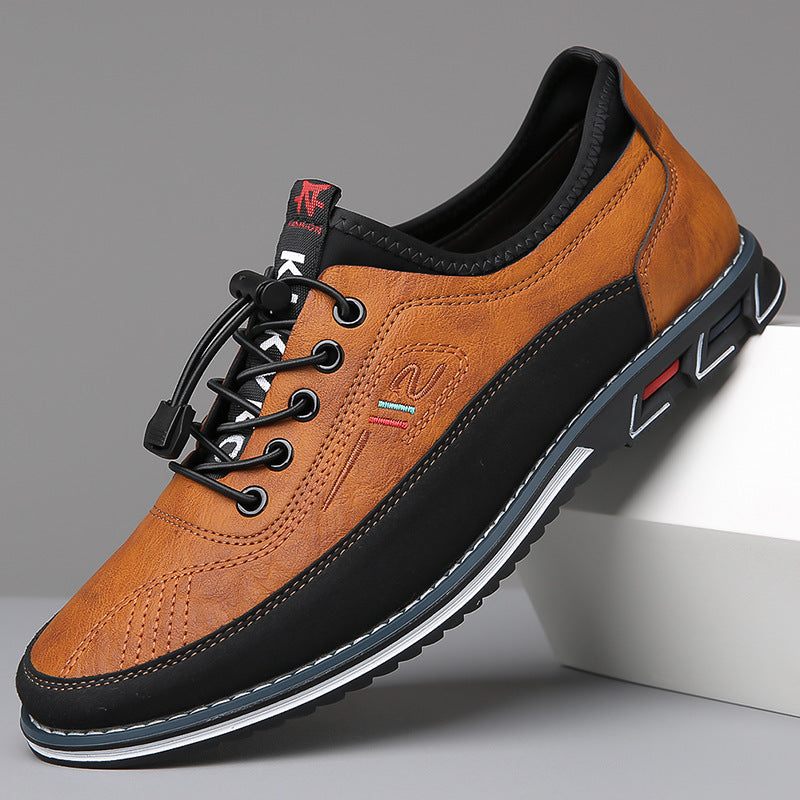 Men's Premium Leather Sneakers | Refined All-Day Comfort Fit 0