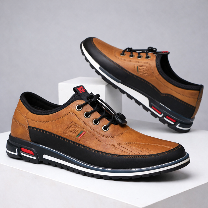 Men's Premium Leather Sneakers | Refined All-Day Comfort Fit 1