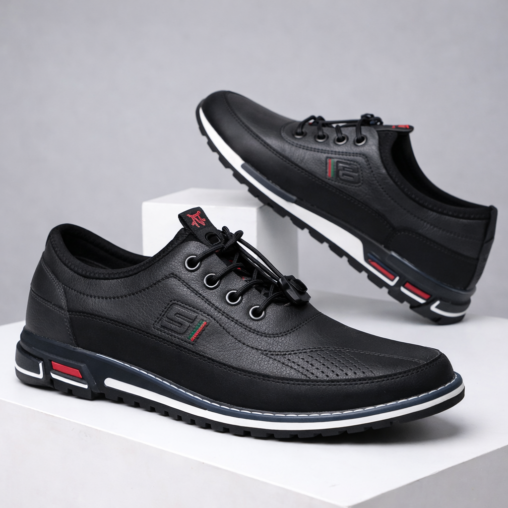 Men's Premium Leather Sneakers | Refined All-Day Comfort Fit 5