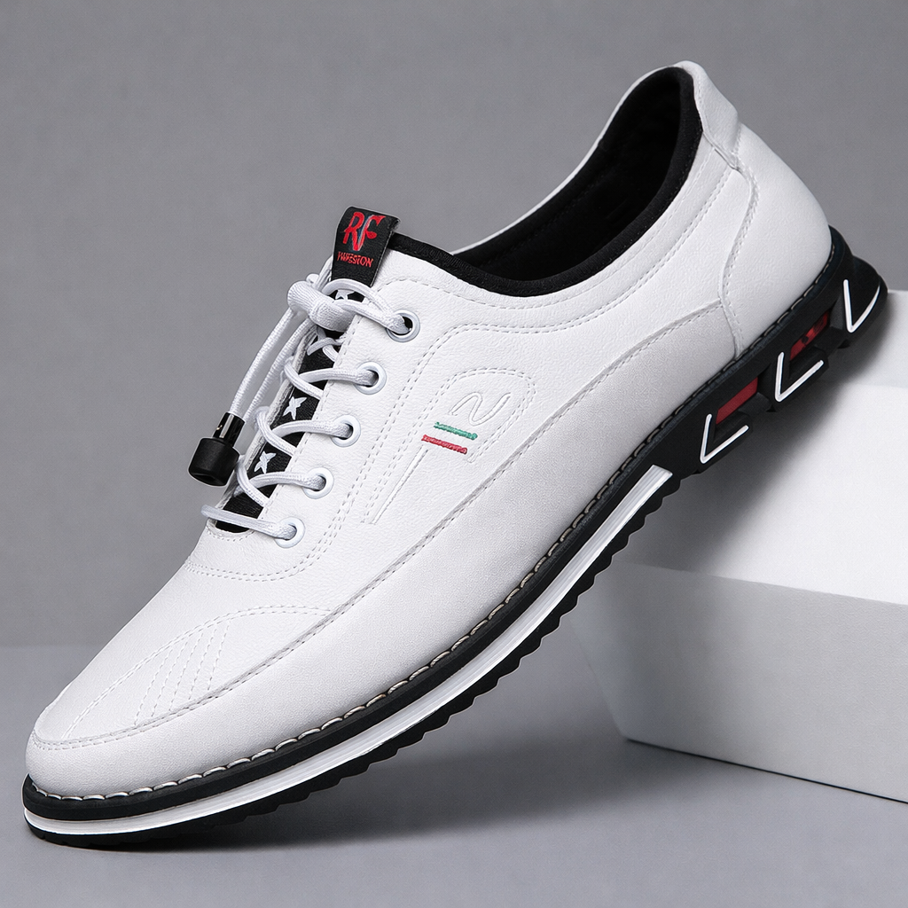 Men's Premium Leather Sneakers | Refined All-Day Comfort Fit 8