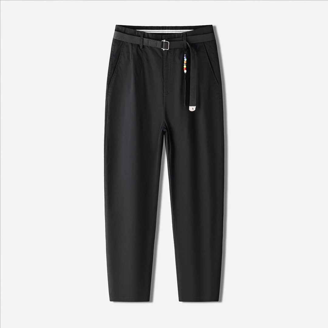 Men's Pure Cotton Chino Pants | Lightweight Breathable Casual Essential 6