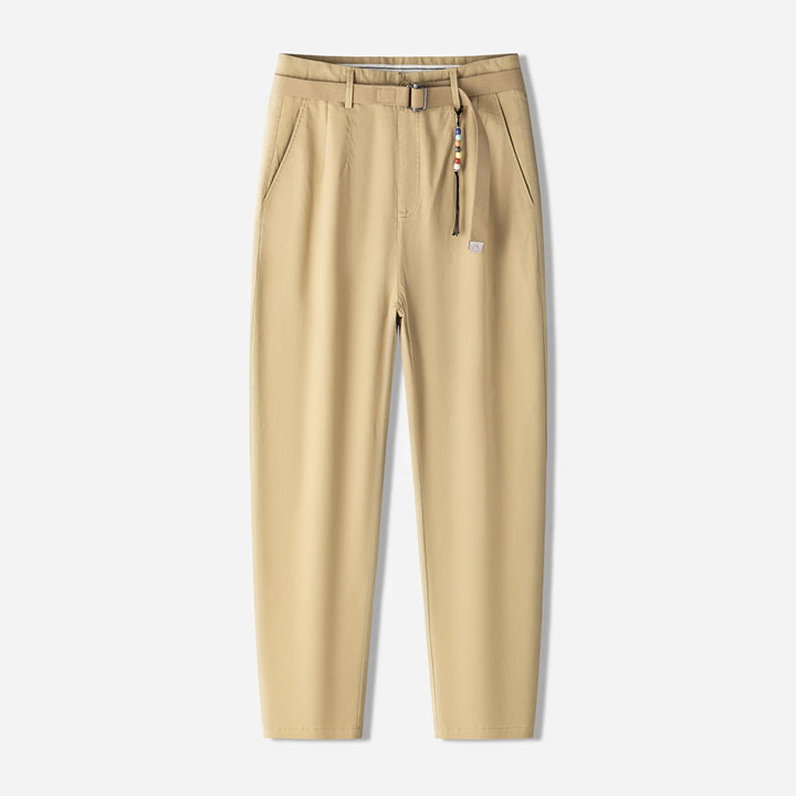 Men's Pure Cotton Chino Pants | Lightweight Breathable Casual Essential 7