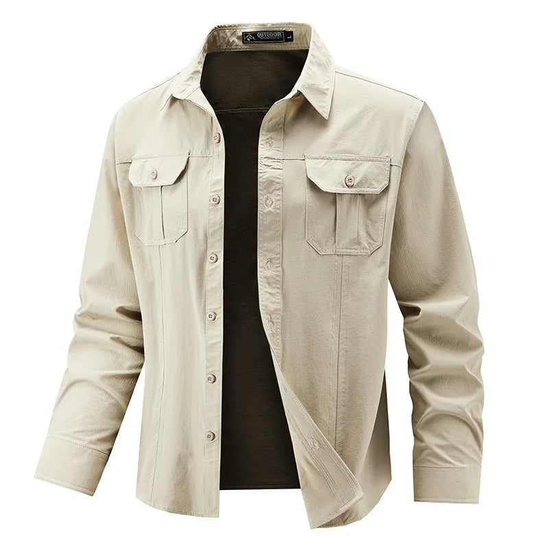 Men's Quick-Drying Cargo Shirt | Lightweight Breathable Outdoor Essential 1