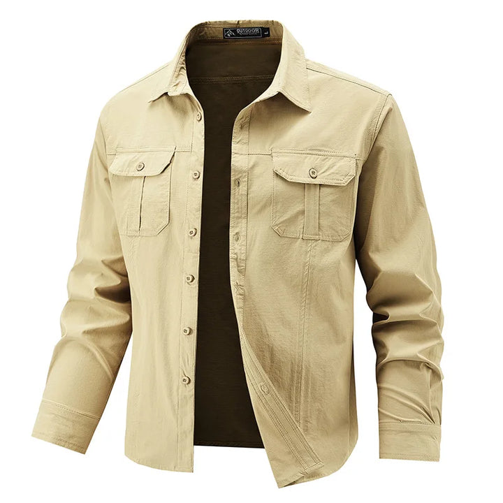 Men's Quick-Drying Cargo Shirt | Lightweight Breathable Outdoor Essential 4