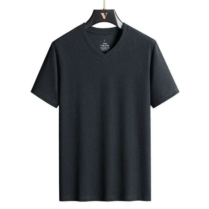 Men's Quick Dry V-Neck T-Shirt | Lightweight Breathable Summer Essential 2