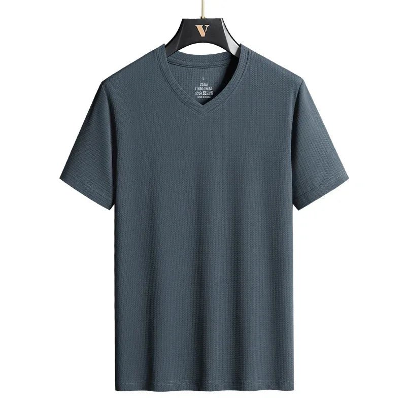 Men's Quick Dry V-Neck T-Shirt | Lightweight Breathable Summer Essential 3
