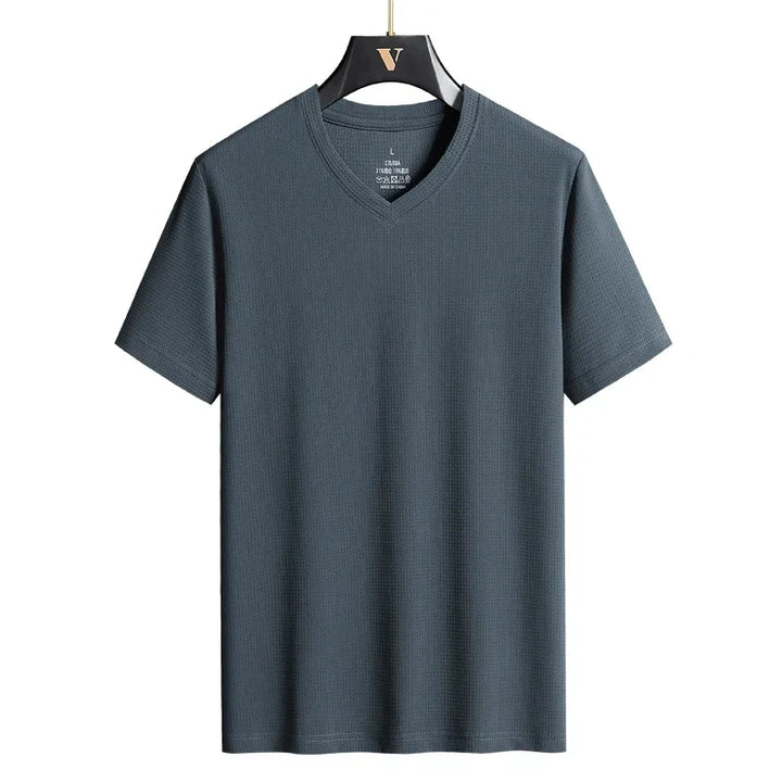 Men's Quick Dry V-Neck T-Shirt | Lightweight Breathable Summer Essential 3