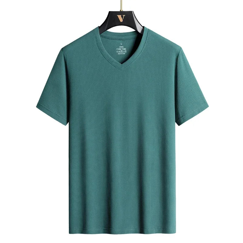 Men's Quick Dry V-Neck T-Shirt | Lightweight Breathable Summer Essential 5
