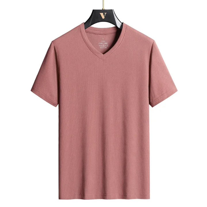 Men's Quick Dry V-Neck T-Shirt | Lightweight Breathable Summer Essential 7