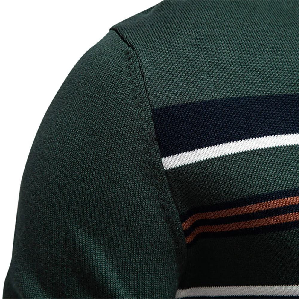Men's Ribbed Cotton Knit Pullover Sweater | Refined Versatile Layering Essential 4