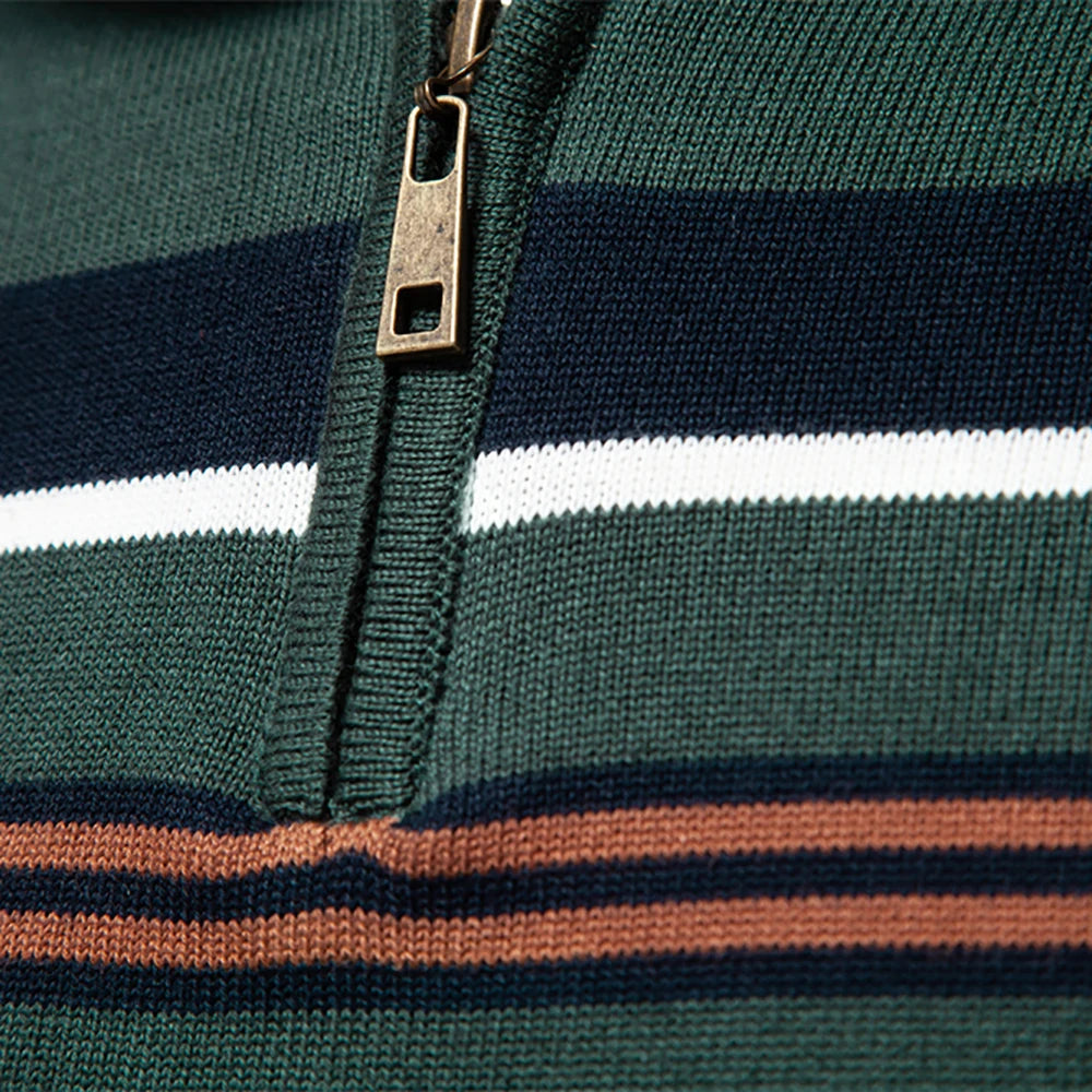 Men's Ribbed Cotton Knit Pullover Sweater | Refined Versatile Layering Essential 5