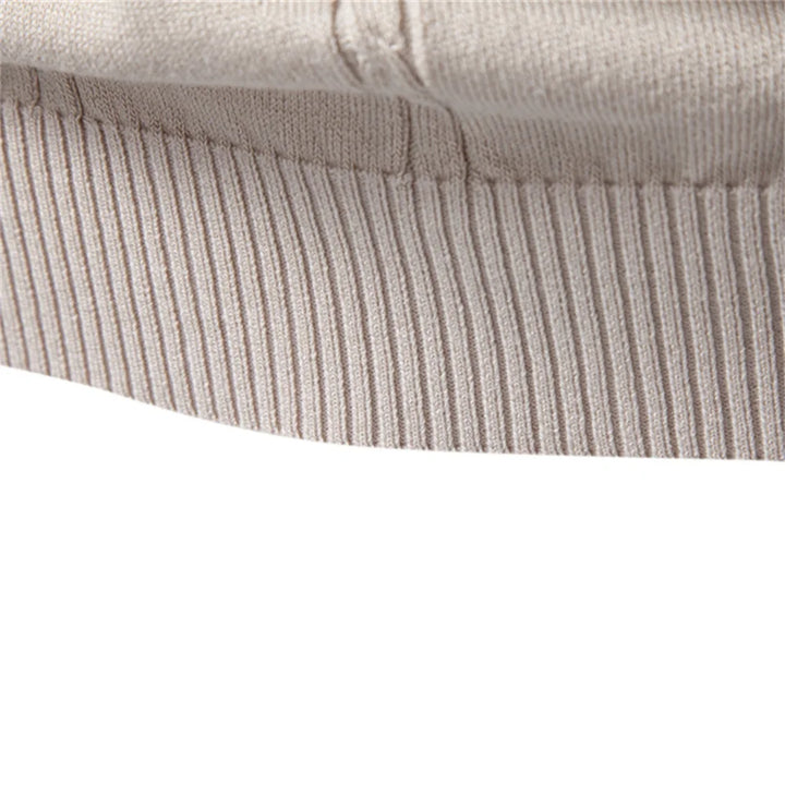 Men's Silk Stripe Polo Shirt | Breathable Casual Summer Top