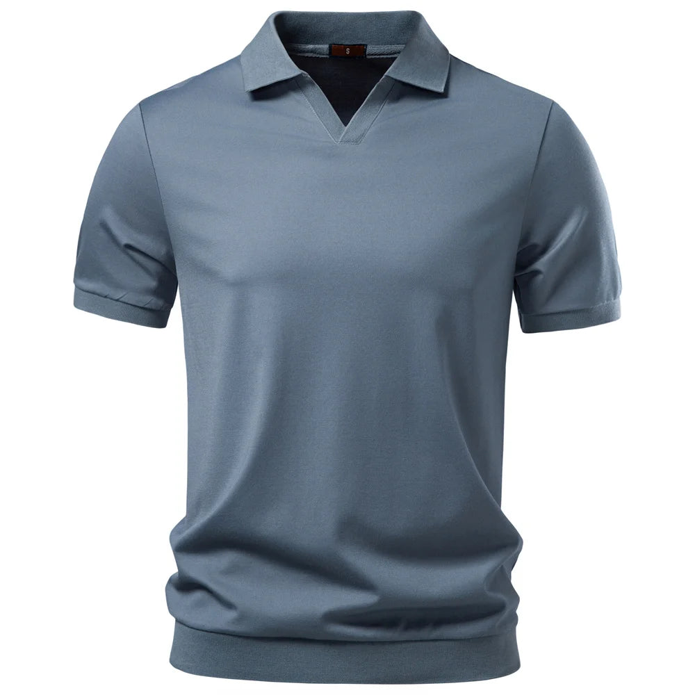 Men's Silky Polo Shirt | Breathable Soft Comfort Design 8