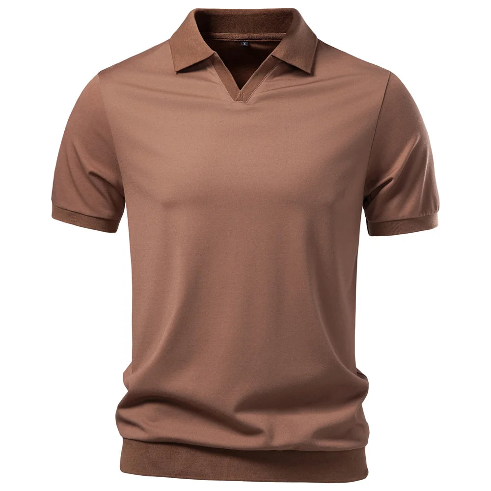 Men's Silky Polo Shirt | Breathable Soft Comfort Design 9