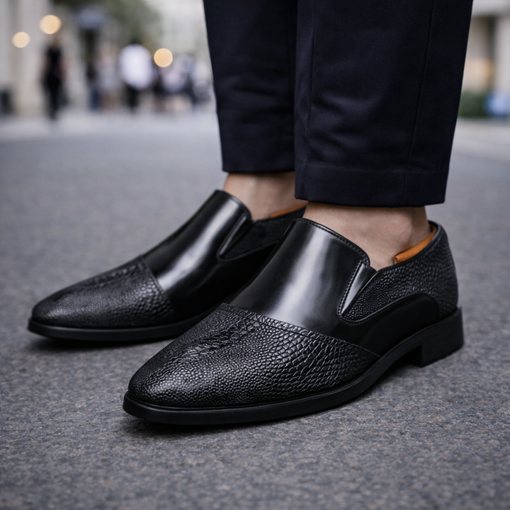 Men's Smooth Leather Slip-On Sneakers | Modern Everyday Comfort 3