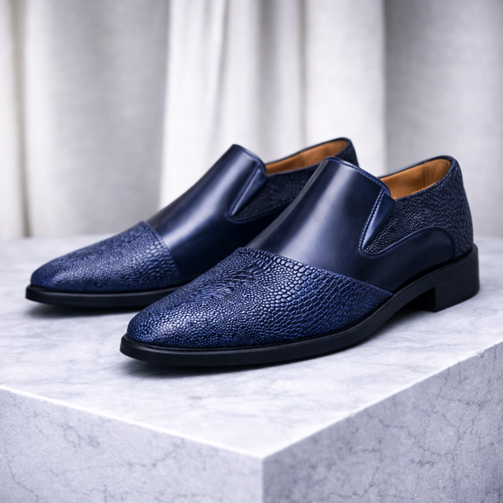 Men's Smooth Leather Slip-On Sneakers | Modern Everyday Comfort 4